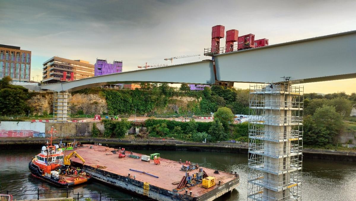 Victor Buyck Steel Construction New Wear Footbridge Sunderland Victor Buyck Steel Construction New Wear Footbridge Sunderland
