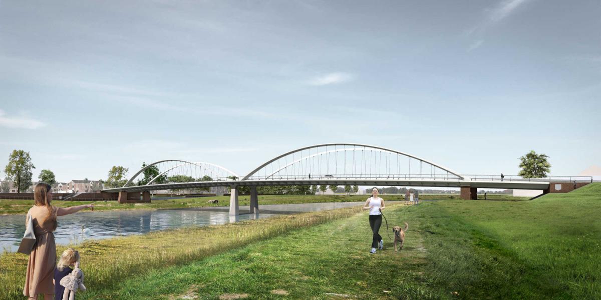 Pater Sangersbrug - copyright ZJA Victor Buyck Steel Construction Pater Sangersbrug