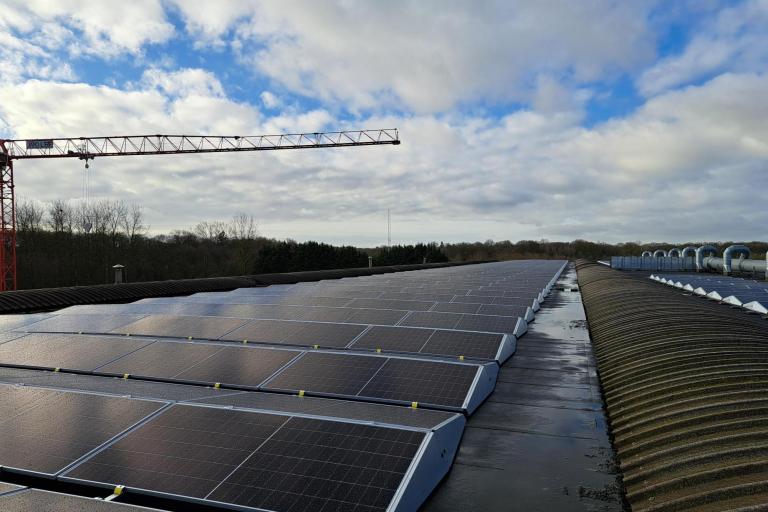 Victor Buyck Steel Construction Zonnepanelen