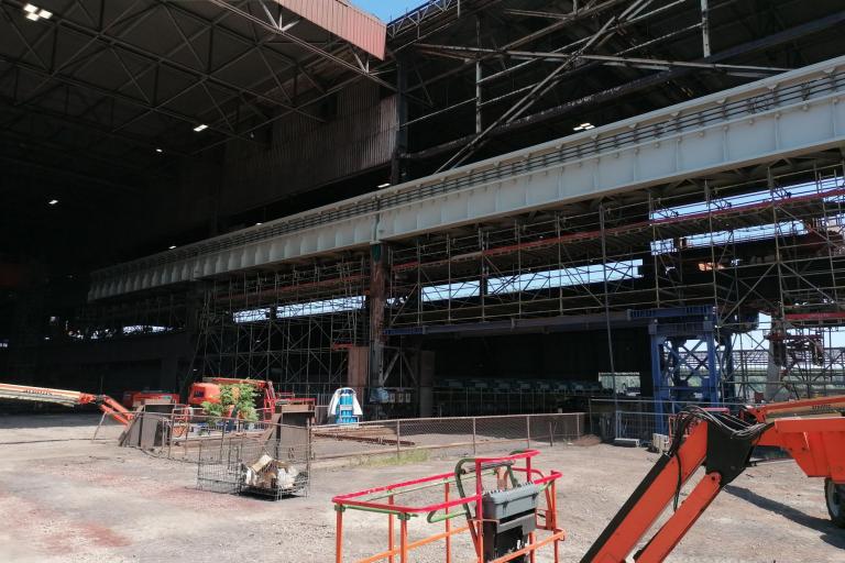 Victor Buyck Steel Construction vervangen kraanbaanliggers ArcelorMittal