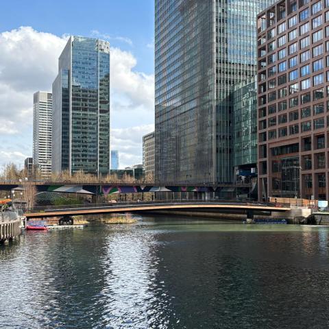 Victor Buyck Steel Construction Middle Dock Bridge Canary Wharf Contractors