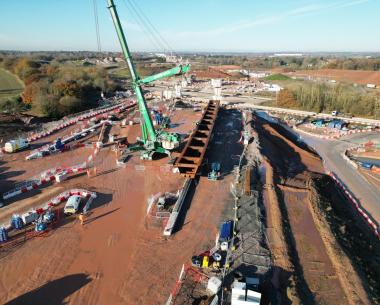 Victor Buyck Steel Construction HS2 M42-M6 Motorway Link Viaducts