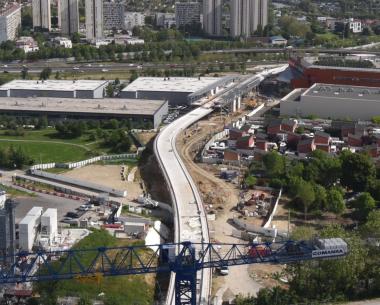 Victor Buyck Steel Construction RATP Ligne 11 Viaduct Station